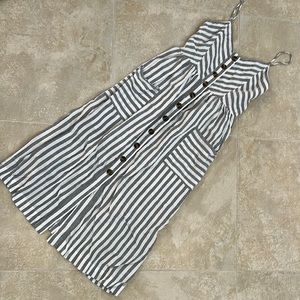 American Eagle Striped Midi Dress